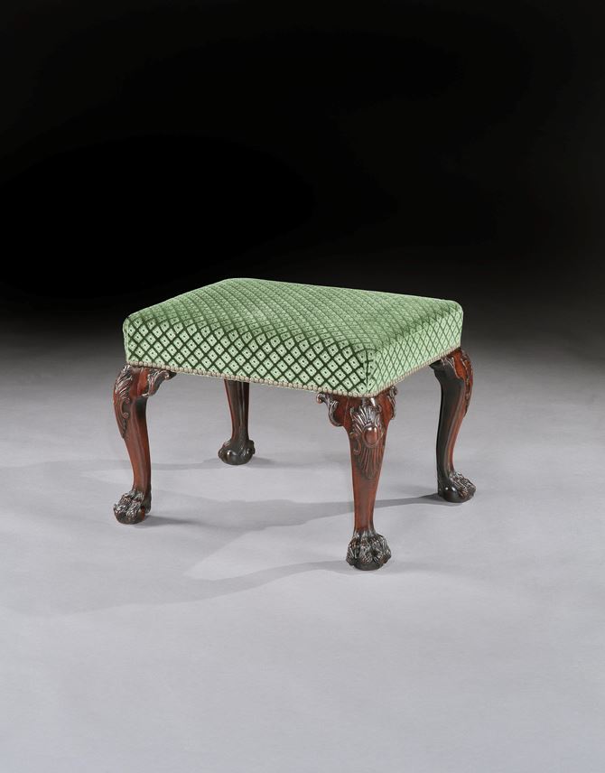 A pair of mahogany stools | MasterArt